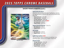 Topps Chrome Baseball 2025 - Jumbo Box