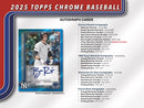 Topps Chrome Baseball 2025 - Mega Box