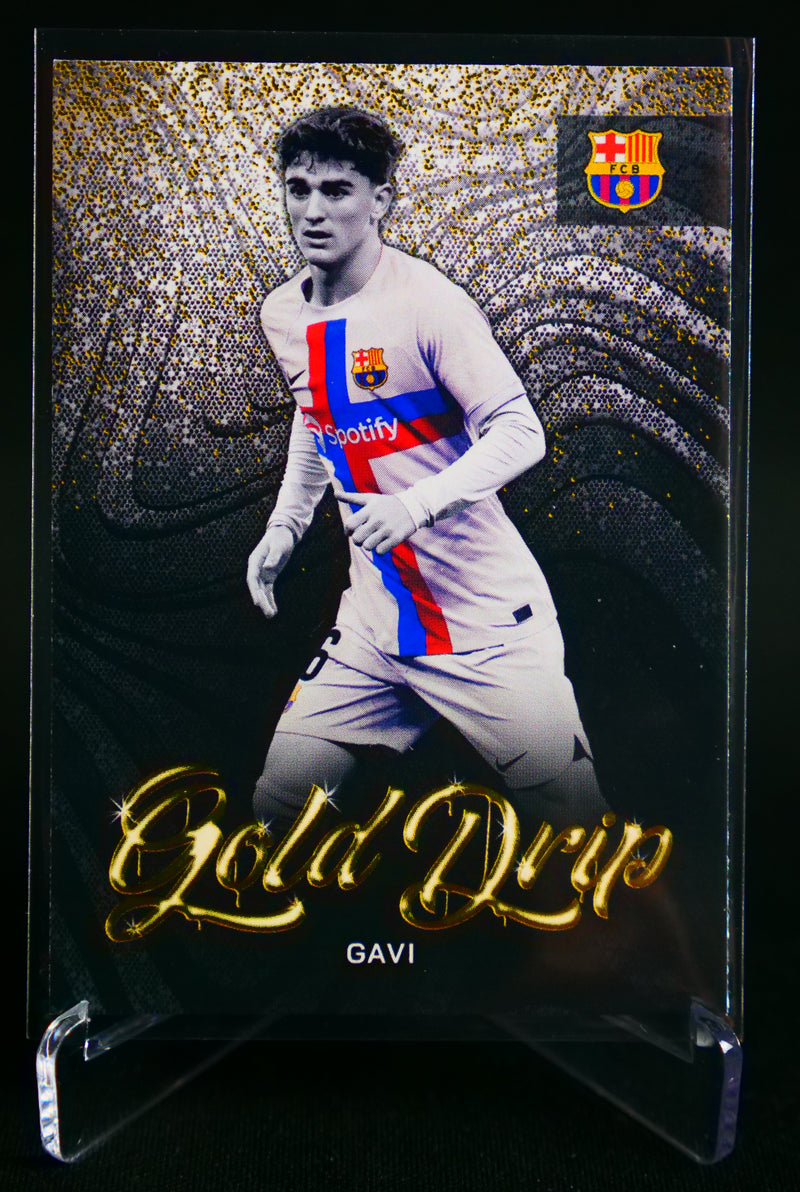 Gavi Gold Drip [Topps FC Barcelona Team Set 2022/23]