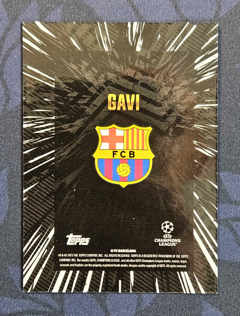 Gavi /99 [2023/24 Topps Gold x Whip UEFA]