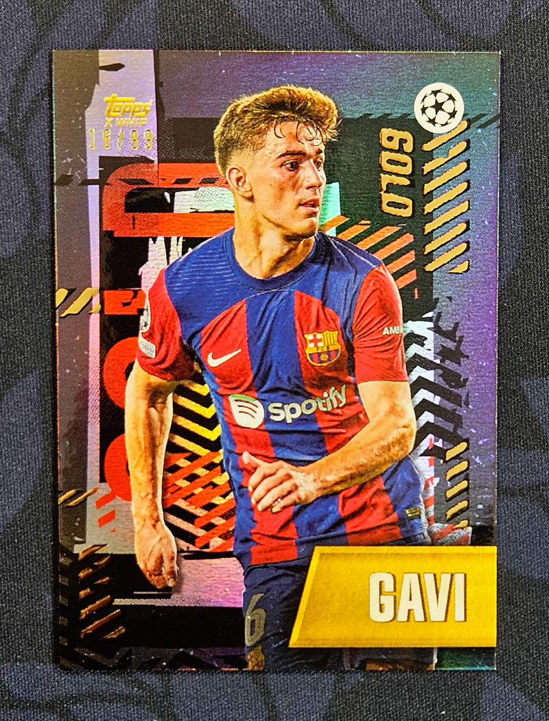 Gavi /99 [2023/24 Topps Gold x Whip UEFA]