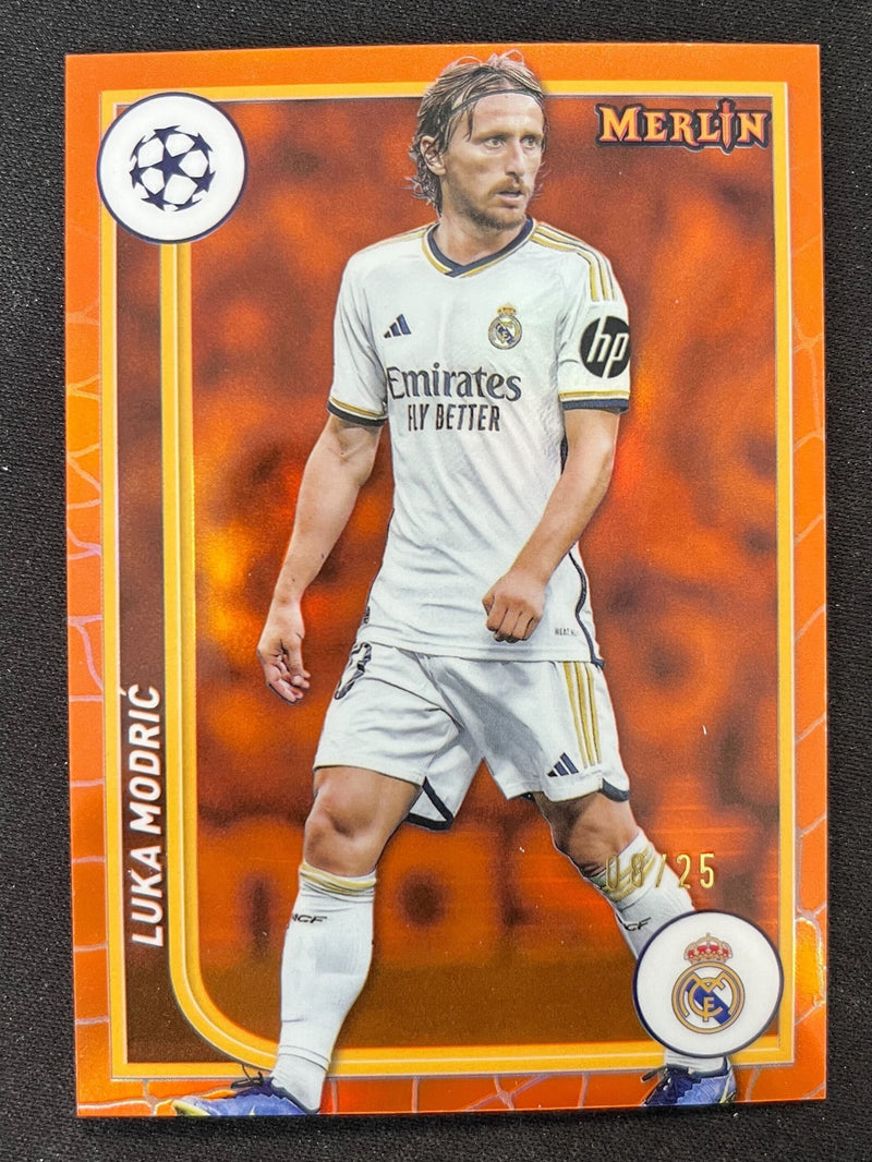 Luka Modric /25 [2024 Topps Merlin UEFA Chrome]