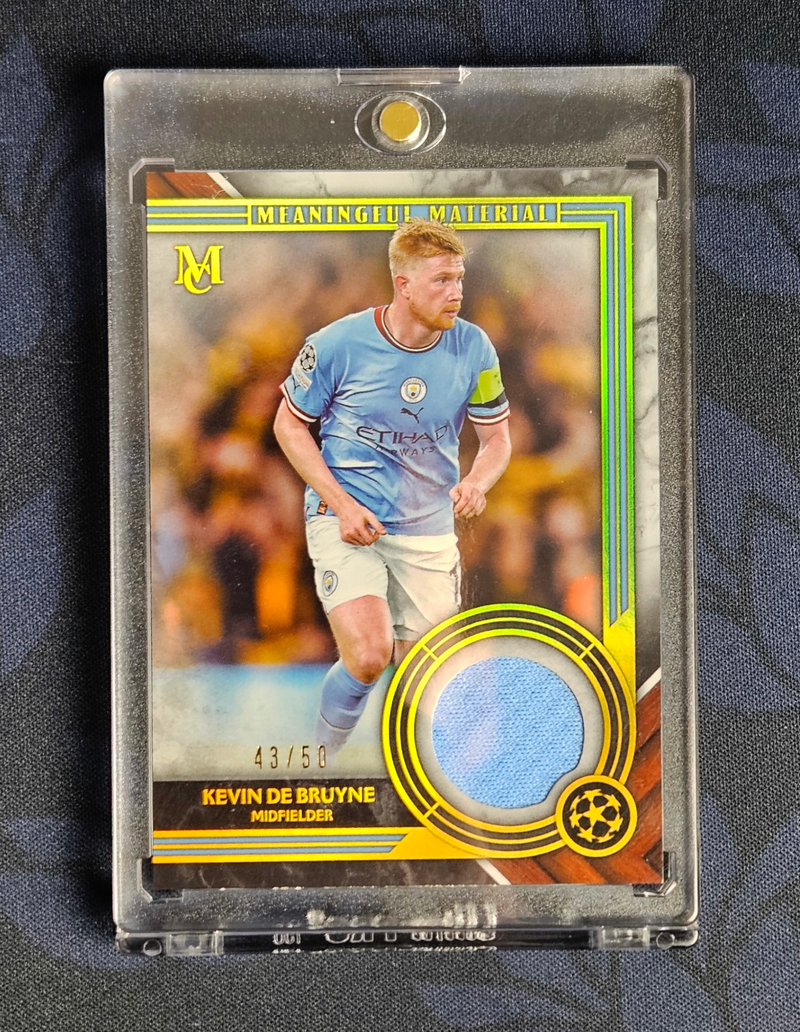 Kevin de Bruyne /50 Relic [2022/23 Topps Museum Collection]