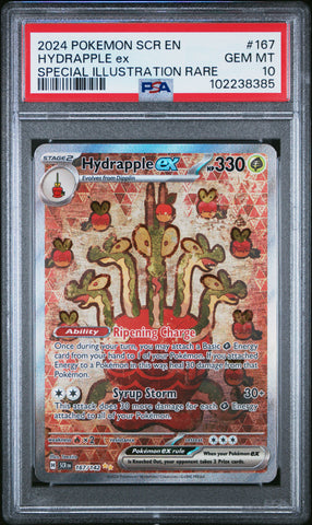 Hydrapple Ex [Special Illustration Rare] #167 PSA 10 [Stellar Crown 2024]
