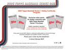 Topps MLB Baseball Series 1 2025 - Hobby Box