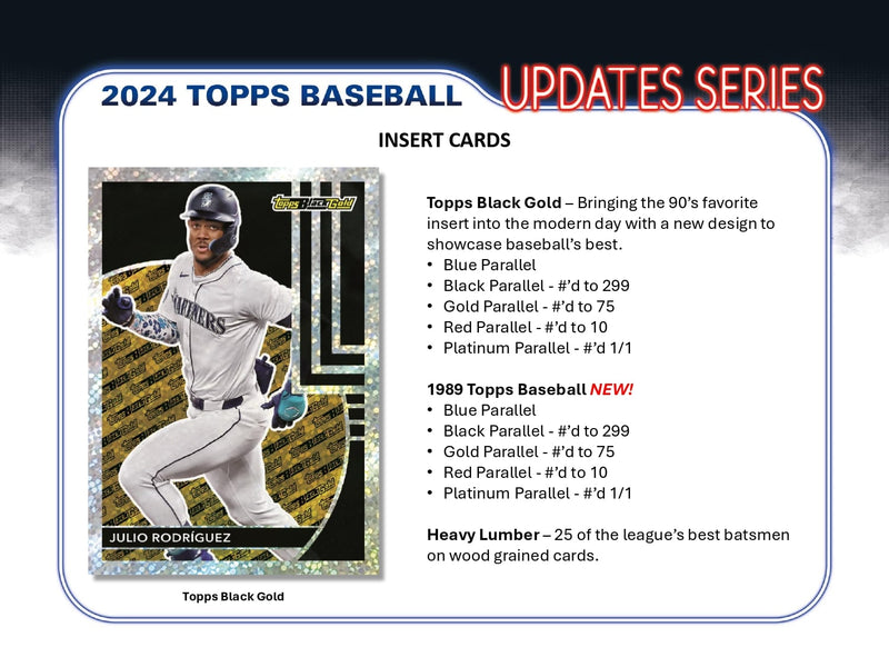 *Forudbestilling* Topps Update Series Baseball 2024 - Hobby Box