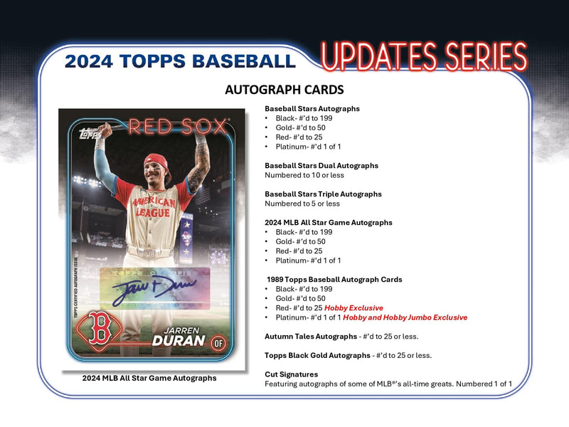 *Forudbestilling* Topps Update Series Baseball 2024 - Hobby Box