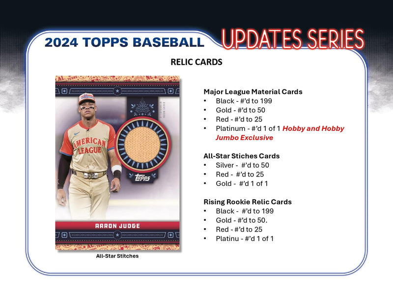 *Forudbestilling* Topps Update Series Baseball 2024 - Hobby Box