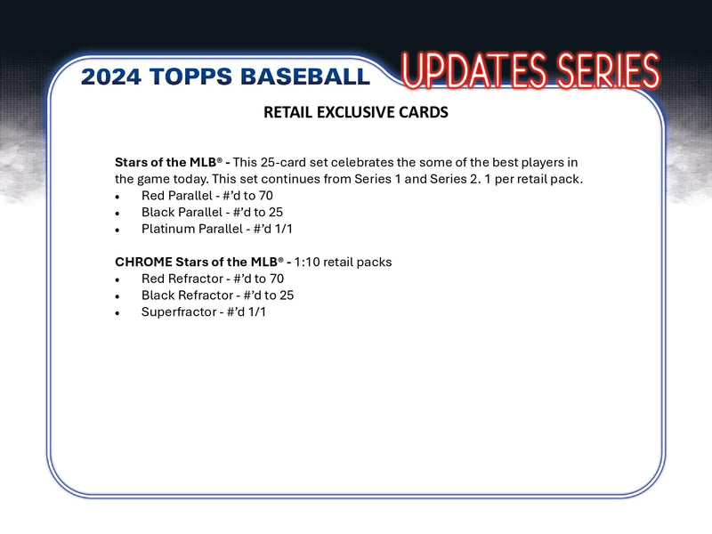 *Forudbestilling* Topps Update Series Baseball 2024 - Value Box