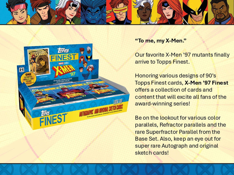 Topps Finest X-Men 97 - Hobby Box