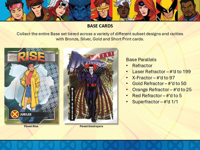 Topps Finest X-Men 97 - Hobby Box