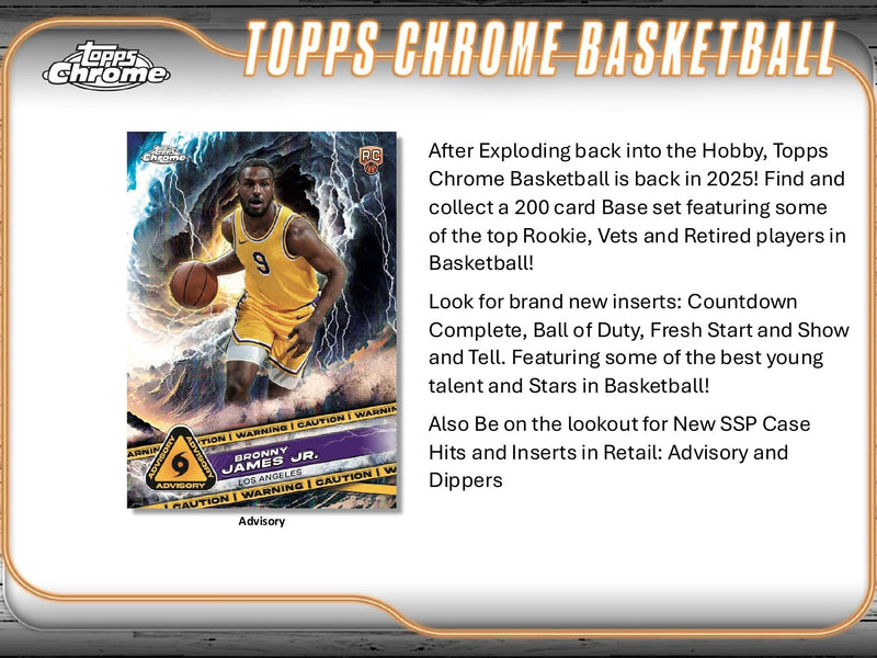 Topps Chrome Basketball 2024/25 - Mega Box