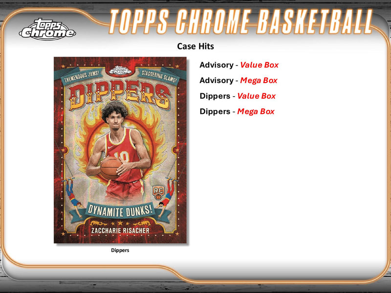 Topps Chrome Basketball 2024/25 - Mega Box