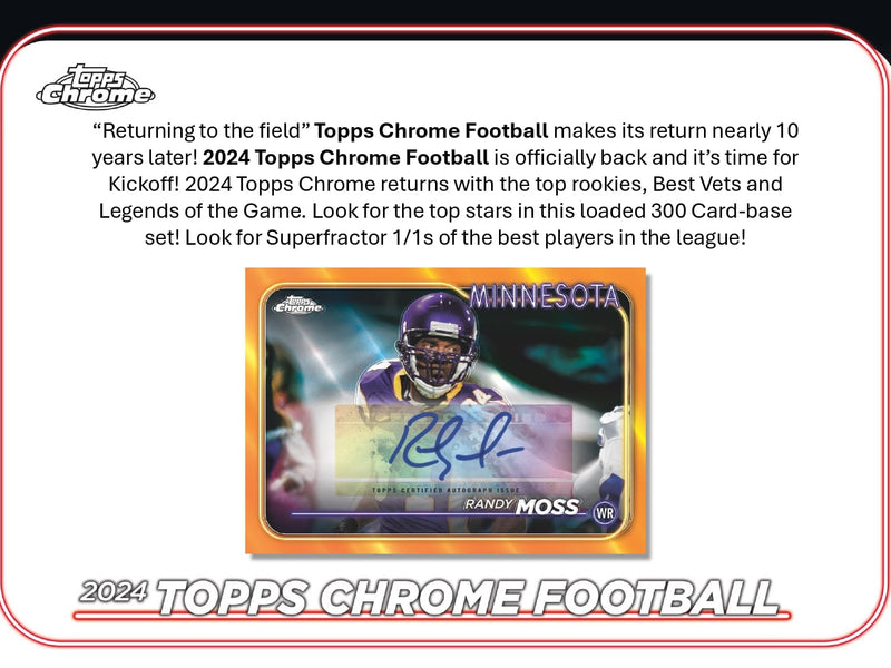 Topps Chrome Football 2024 - Mega Box