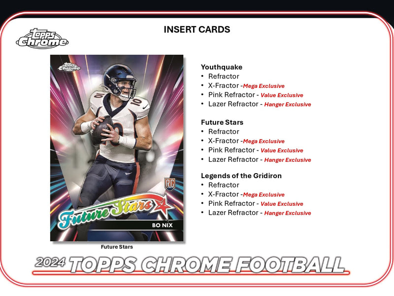 Topps Chrome Football 2024 - Mega Box