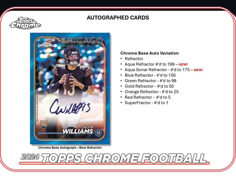 Topps Chrome Football 2024 - Mega Box