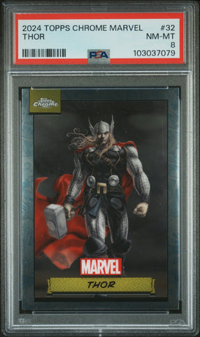 Thor #32 PSA 8 [Topps Chrome Marvel 2024]