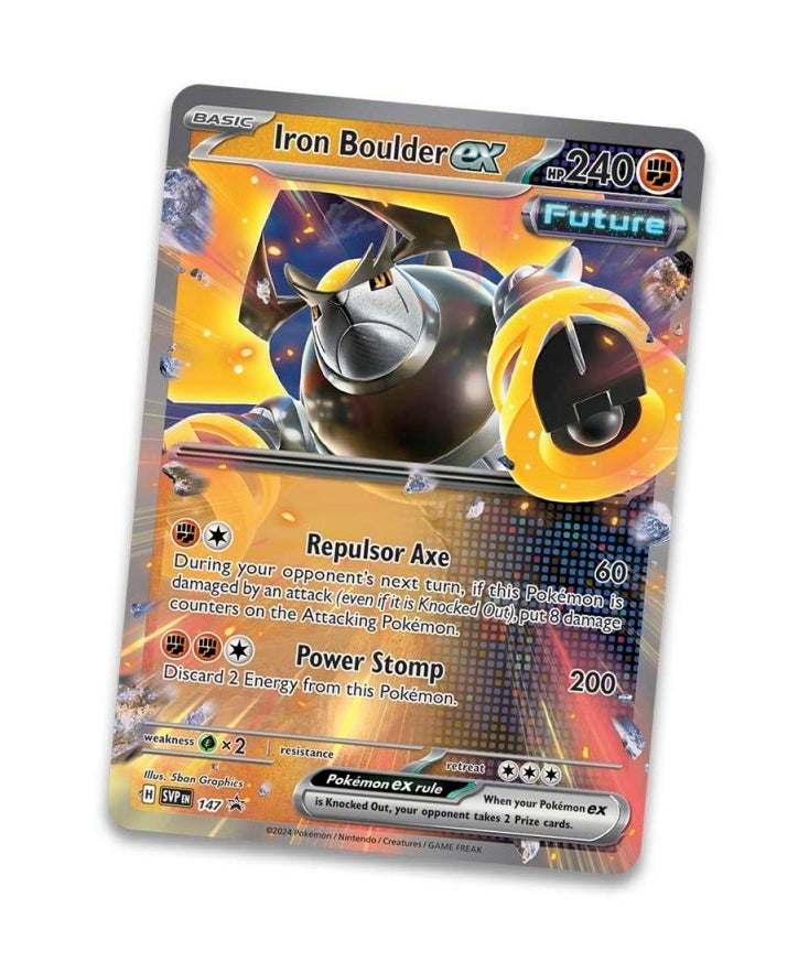 Pokémon Paradox Destinies - Iron Boulder Ex Tin