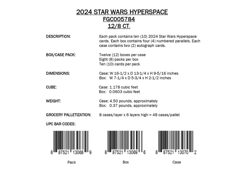 Topps Star Wars Hyperspace 2024 - Hobby Box