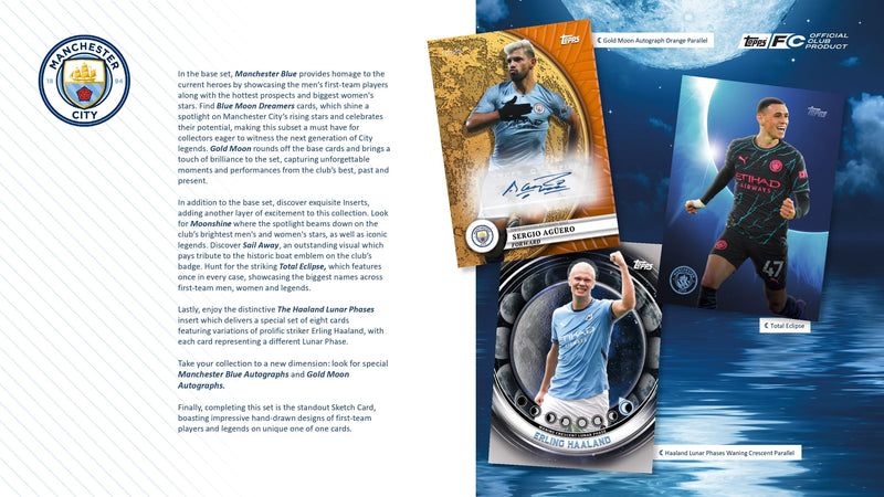 Topps Manchester City Blue Moon 2024/25 - Hobby Box