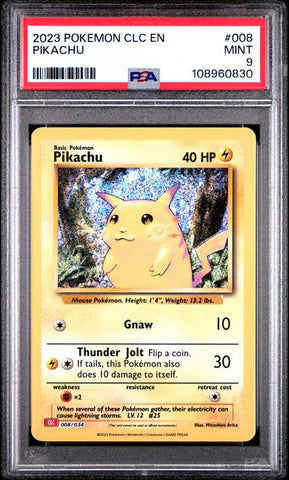 Pikachu #8 PSA 9 [Pokemon CLC Trading Card Game Classic 2023]