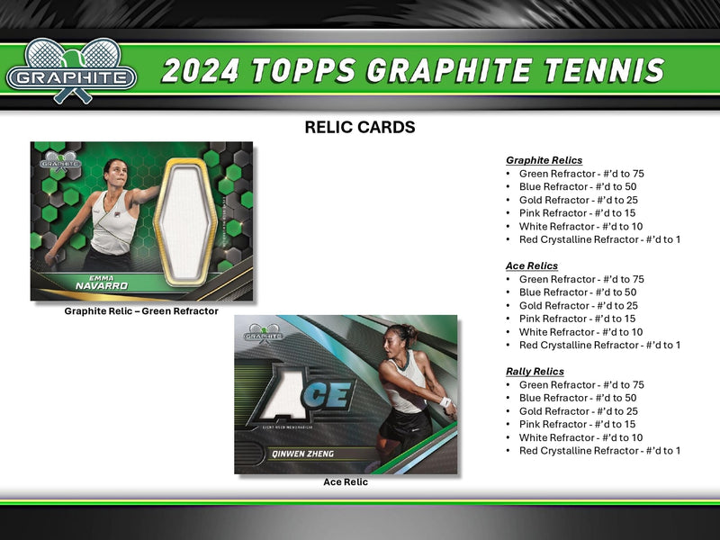 Topps Graphite Tennis 2024 - Hobby Box