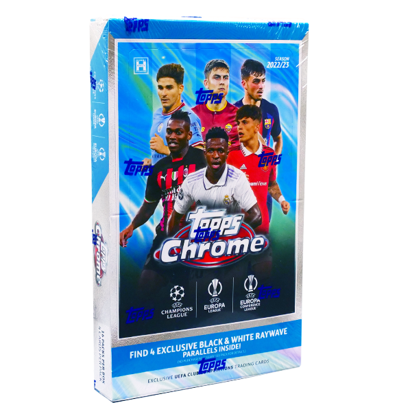  Fodboldkort Topps Chrome UEFA Club Competitions 2022/2023 - Lite Box