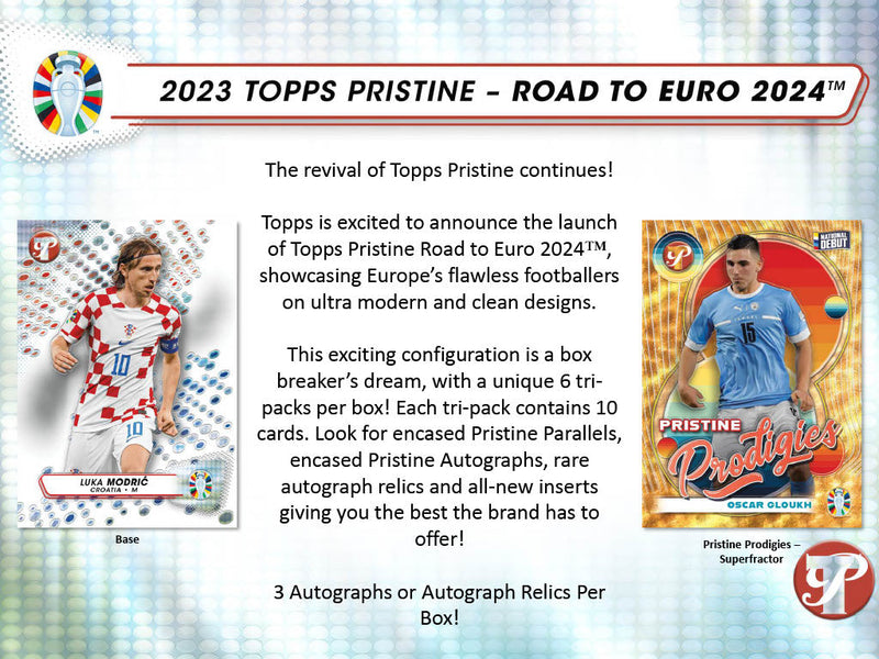 Topps Pristine Road to EURO 2024  - Hobby Pack