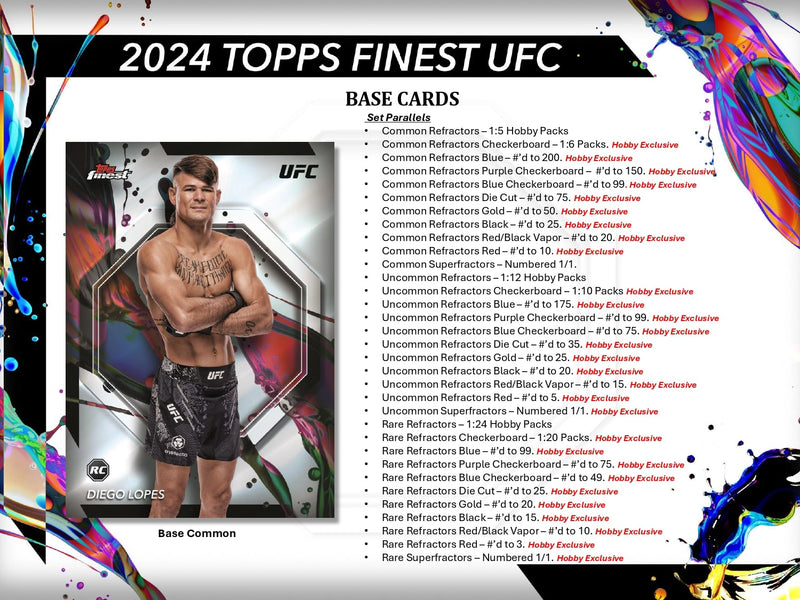 Topps Finest UFC 2024 - Hobby Box