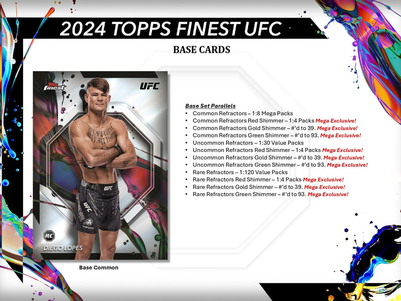 Topps Finest UFC 2024 - Mega Box