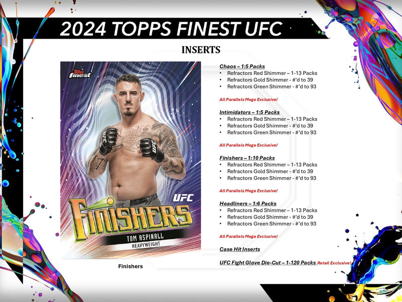 Topps Finest UFC 2024 - Mega Box