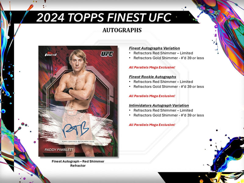 Topps Finest UFC 2024 - Mega Box