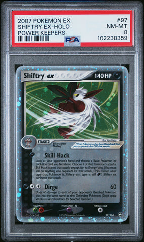 Shiftry Ex Holo [Power Keepers] #97 PSA 8 [Ex Power Keepers 2007]