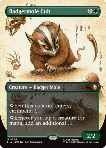 Badgermole Cub (Borderless) [Avatar: The Last Airbender]