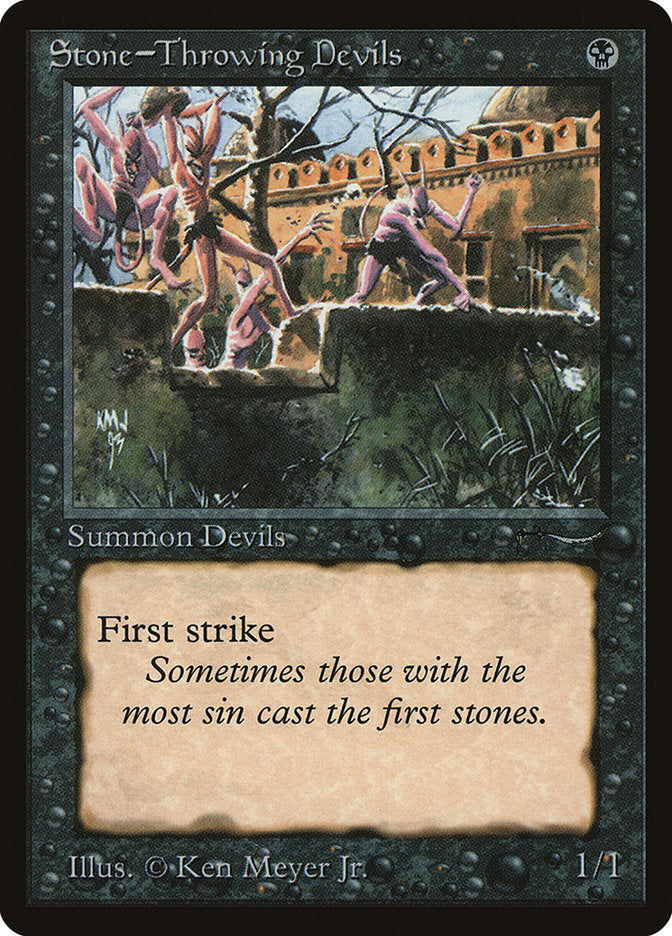 Stone-Throwing Devils (Dark version) [Arabian Nights]