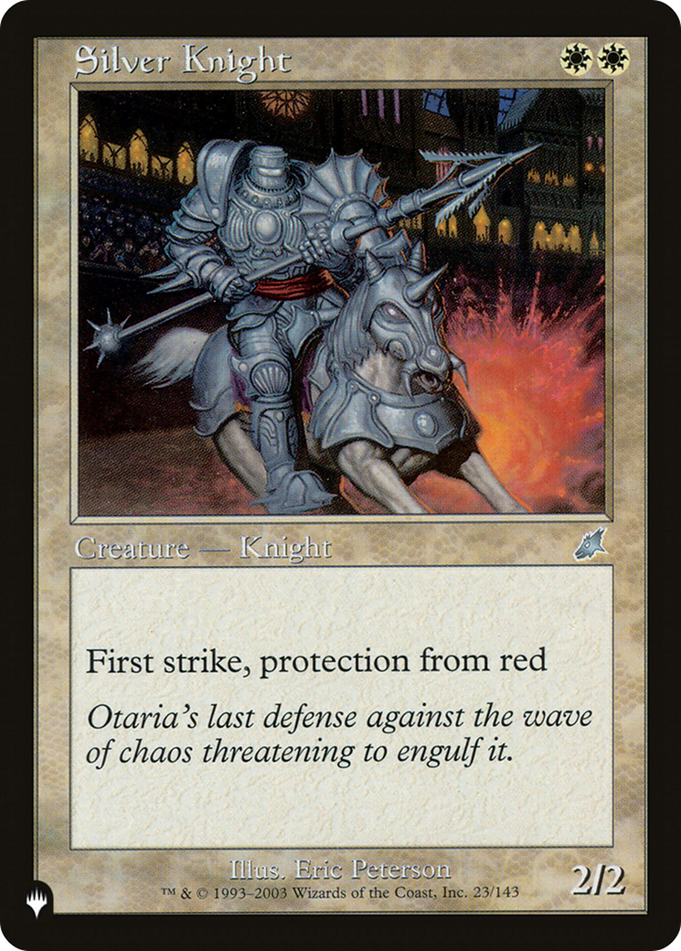 Silver Knight [The List Reprints]