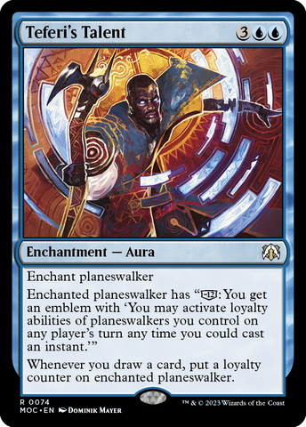 Teferi's Talent [March of the Machine Commander]