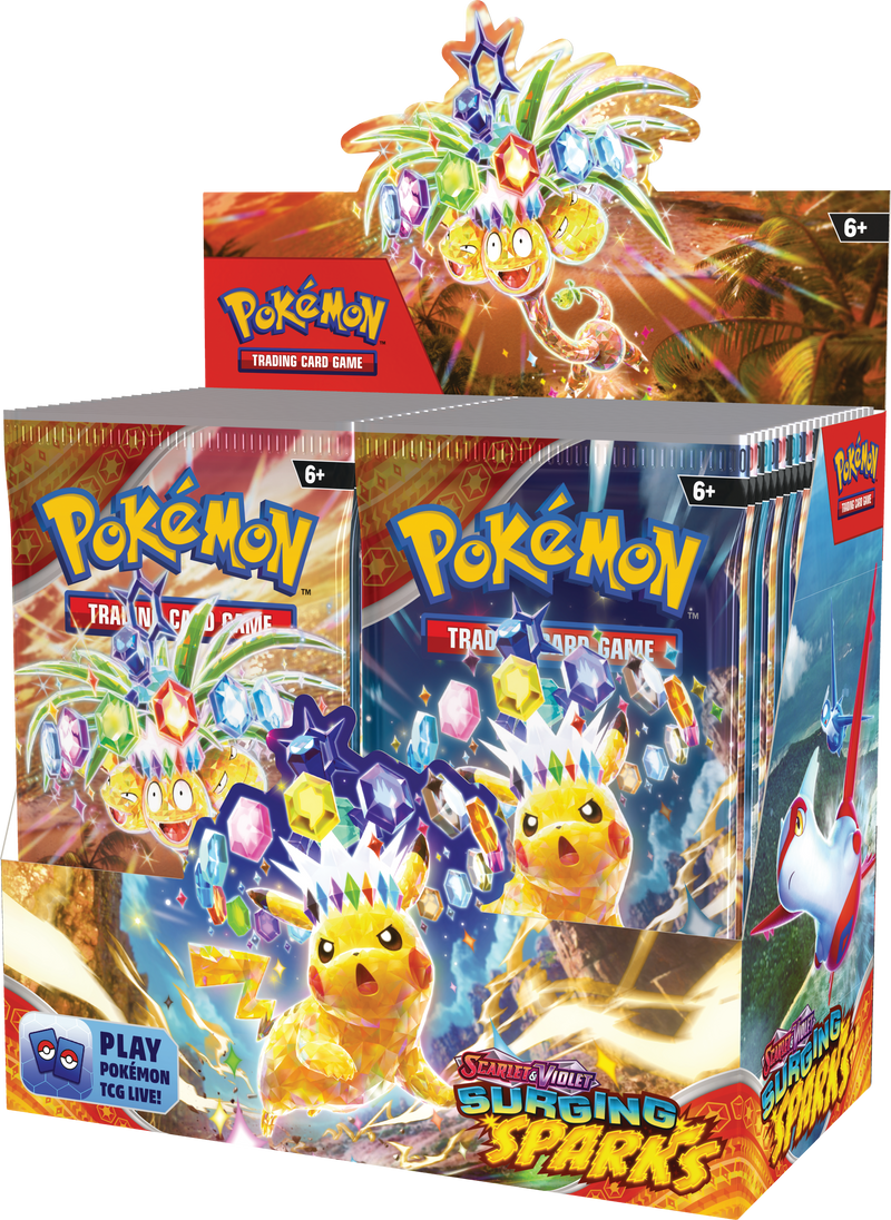 Pokemon Scarlet & Violet 8 - Surging Sparks - Display