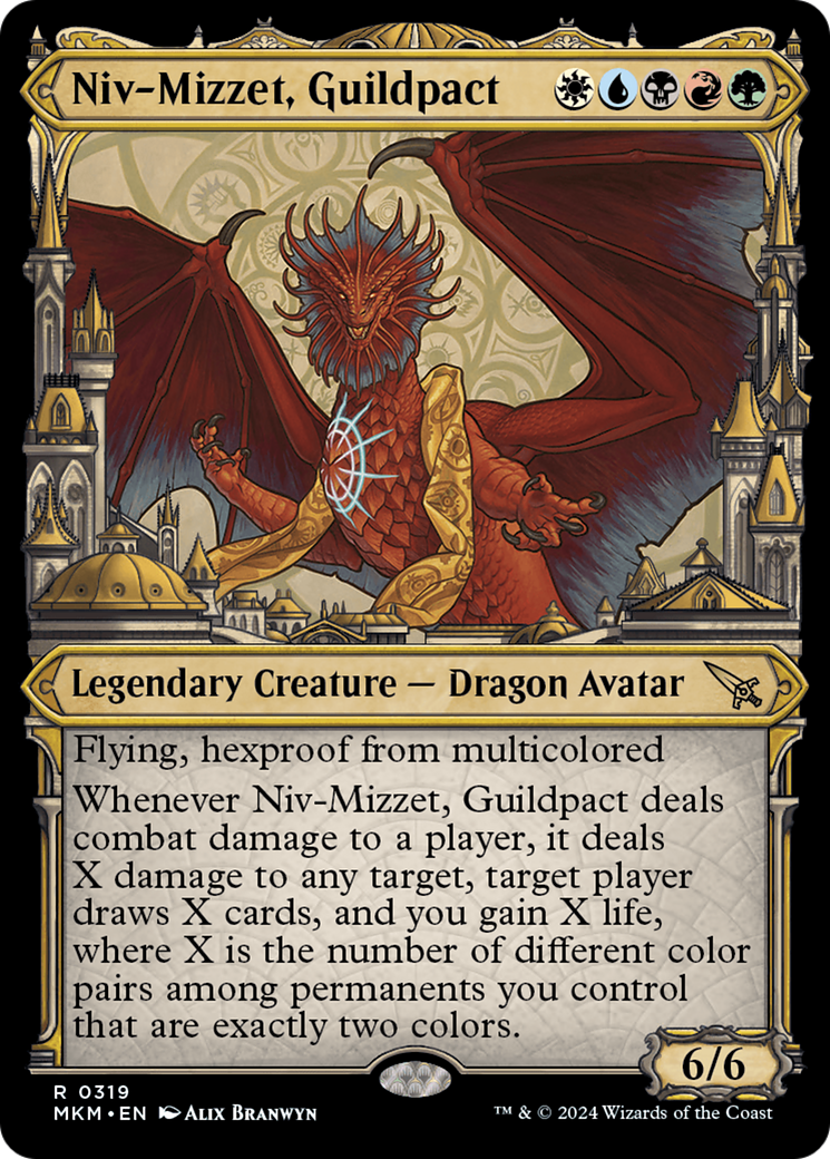 Niv-Mizzet, Guildpact (Showcase) (319) [Murders at Karlov Manor]