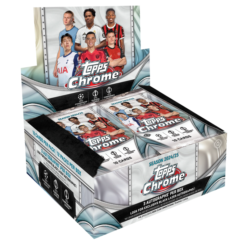 Topps Chrome UEFA Club Competitions 2024/25 - Jumbo Box