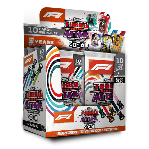 Topps Formula 1 - Turbo Attax 2024 - Booster Display