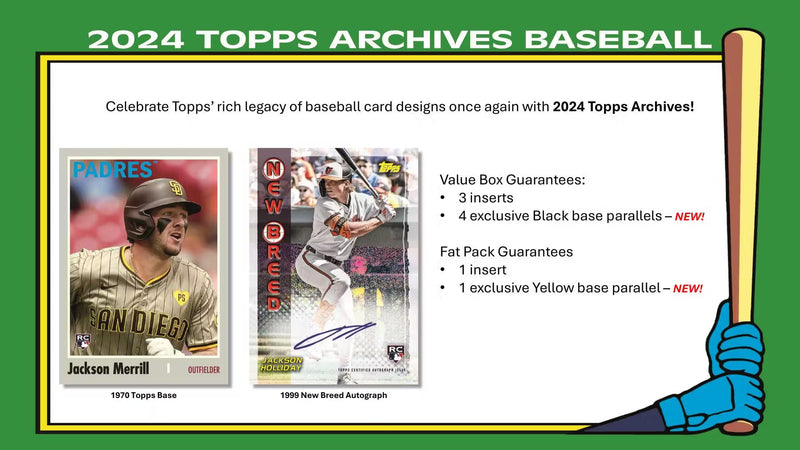 Topps Archives Baseball 2024 - Value Box