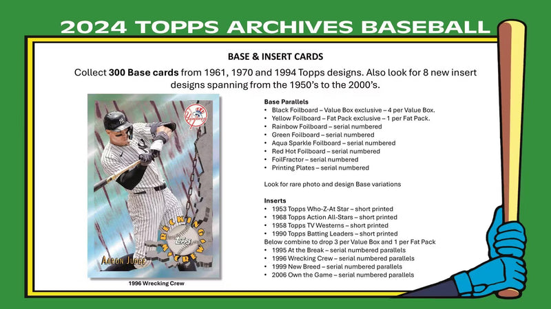 Topps Archives Baseball 2024 - Value Box