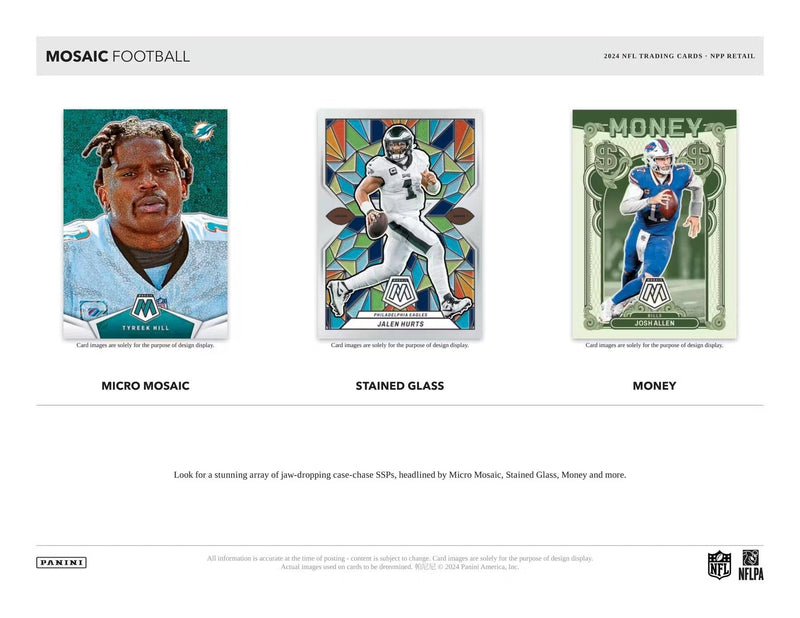 Panini Mosaic NFL Football 2024 - Fat Pack