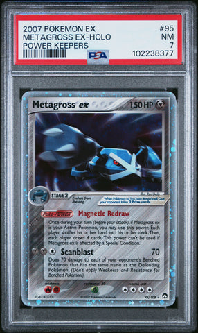 Metagross Ex Holo [Power Keepers] #95 PSA 7 [Ex Power Keepers 2007]