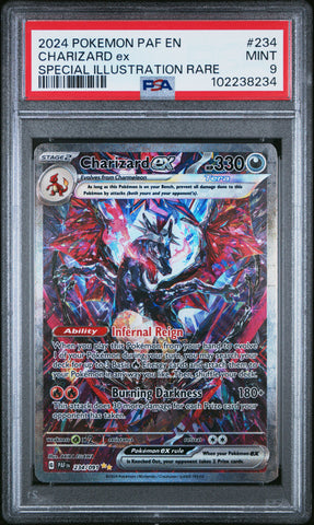 Charizard Ex [Special Illustration Rare] #234 PSA 9 [Paldean Fates 2024]