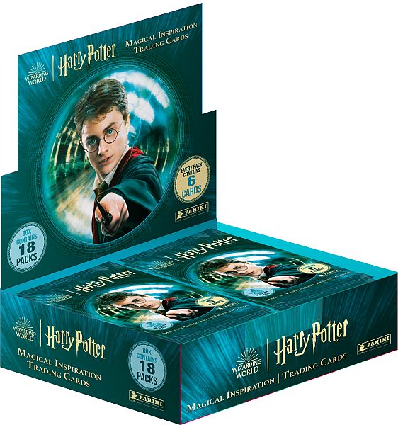 Panini Harry Potter Magical Inspiration Trading Cards Display