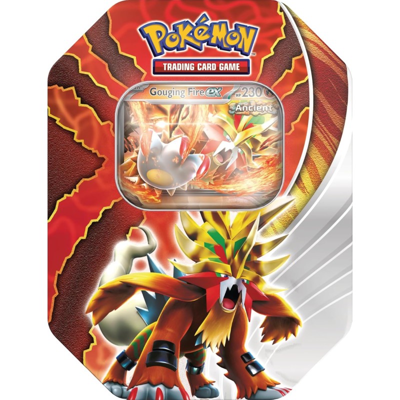 Pokémon Paradox Destinies - Gouging Fire Ex Tin