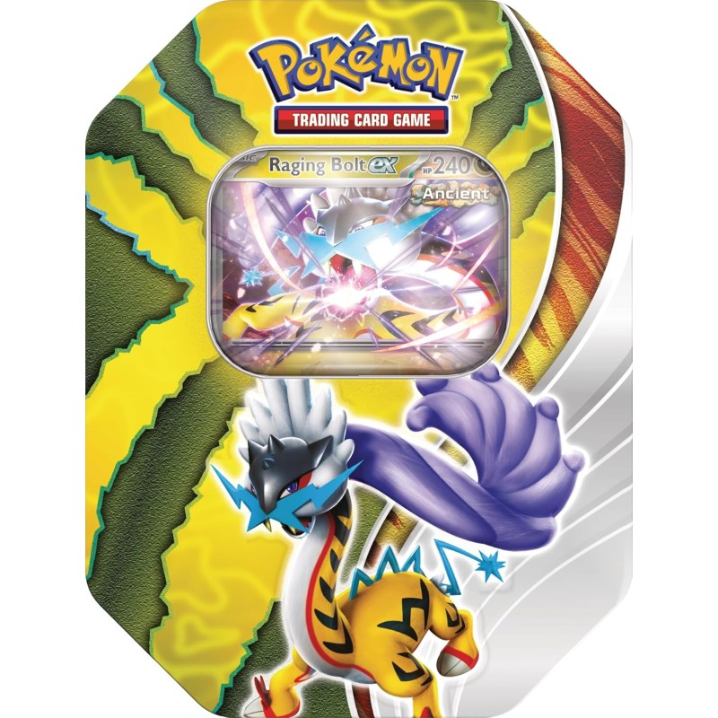 Pokémon Paradox Destinies - Raging Bolt Ex Tin