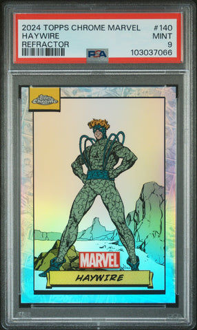 Haywire [Refractor] #140 PSA 9 [Topps Chrome Marvel 2024]